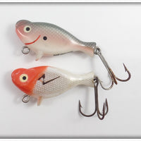 Heddon Top Sonic Pair: Red/White & Shad