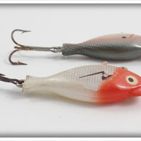 Heddon Top Sonic Pair: Red/White & Shad