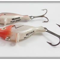 Heddon Top Sonic Pair: Red/White & Shad