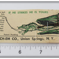 U-Ketch-Em Live Frog & Live Minnow Hook Pair On Cards