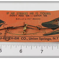 U-Ketch-Em Live Frog & Live Minnow Hook Pair On Cards