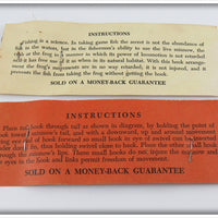 U-Ketch-Em Live Frog & Live Minnow Hook Pair On Cards