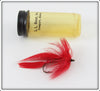 Vintage L.L. Bean Inc Red Fly In Tube