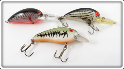 Vintage Bomber Bait Co Model A & Flat A Lot Of Three Lure