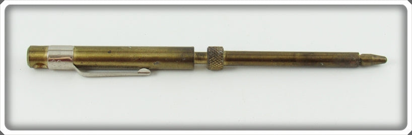 Vintage Brass Cinchtie Fishing Line Knot Tying Tool 