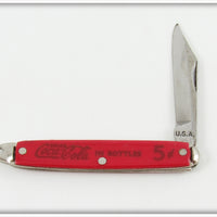 Vintage Coca Cola Red Pocket Knife