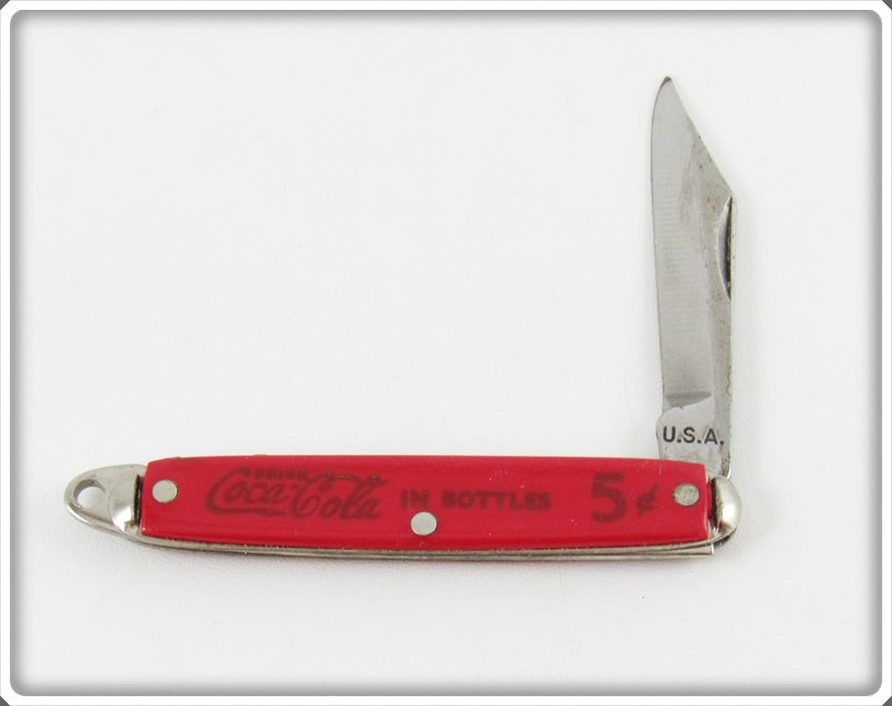 Vintage Coca Cola Red Pocket Knife