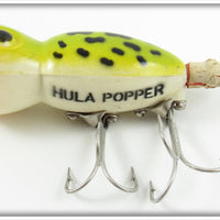 Vintage Fred Arbogast Frog Spot Hula Popper Lure