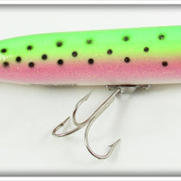 Vintage Heddon G Fleck Rainbow Trout Zara Spook Lure 