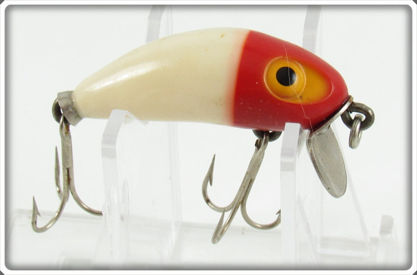 Vintage Wright & McGill Red Head White Miracle Minnow Lure 