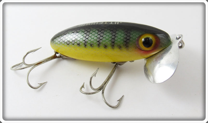 Vintage Fred Arbogast Perch Jitterbug Lure For Sale
