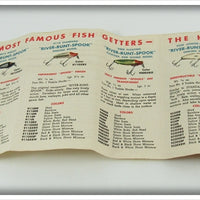 Heddon Pocket Catalog & Crazy Crawler Box Insert