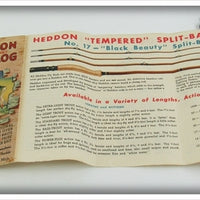 Heddon Pocket Catalog & Crazy Crawler Box Insert