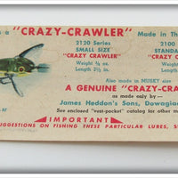 Heddon Pocket Catalog & Crazy Crawler Box Insert