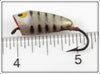 Heddon Grey Fly Rod Popper Spook