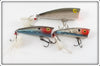 Rebel Classic Pop R & Pop R Lot Of Three Lures