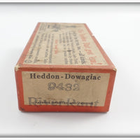 Heddon Empty Brush Box For 9432 Red & White Jointed River Runt