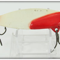 Vintage Heddon Red & White Large Sonar Lure 435 