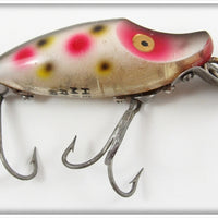 Vintage Heddon Strawberry Spot Midget River Runt Lure 