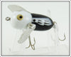 Heddon Black White Head Tiny Crazy Crawler