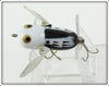 Heddon Black White Head Tiny Crazy Crawler