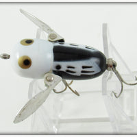 Heddon Black White Head Tiny Crazy Crawler