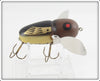 Heddon Black With Brown Head Crazy Crawler Lure
