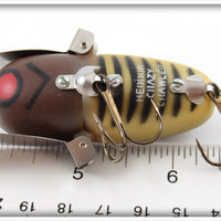 Heddon Black With Brown Head Crazy Crawler