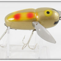 Heddon Gold Yellow Wings Crazy Crawler Lure
