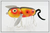 Heddon Orange Spotted Crawler Mouse