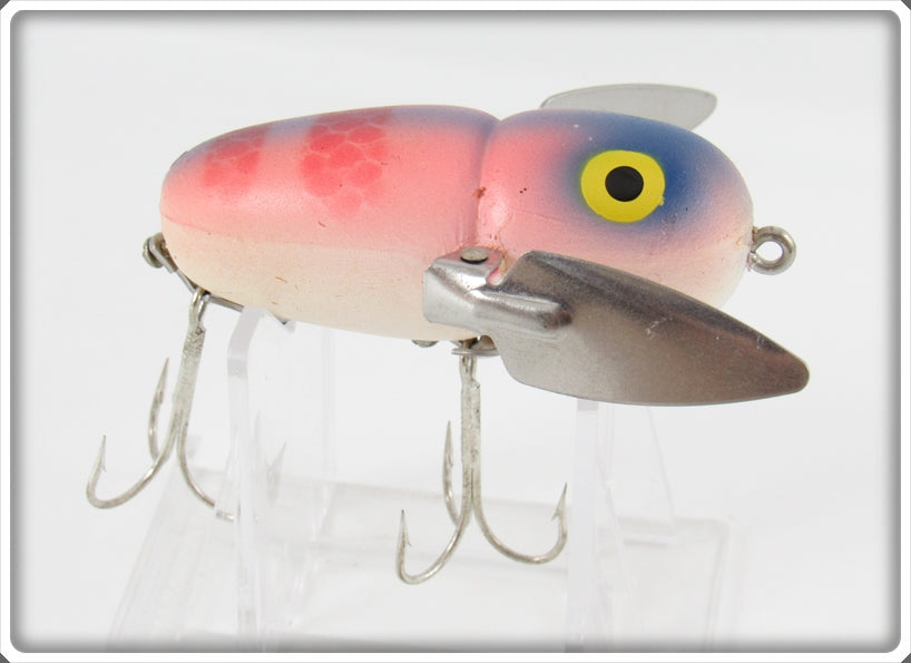 Heddon Pink & Blue Crazy Crawler Lure