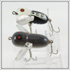 Heddon Mouse & Black White Head Tiny Crazy Crawler Pair