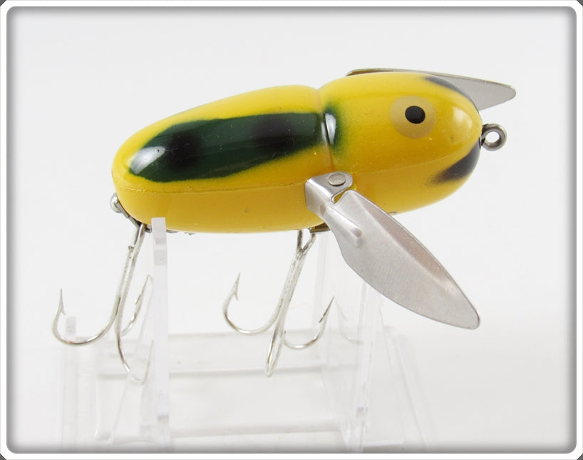 Heddon Yellow Green Wings Crazy Crawler Lure