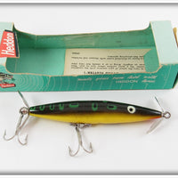Vintage Heddon Bullfrog Dying Flutter Lure In Box
