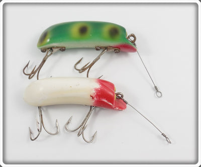 P & K Bright Eyes Pair To Fish With: Frog & Red/White