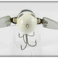 Heddon Black White Head Crazy Crawler