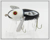 Heddon Black White Head Crazy Crawler