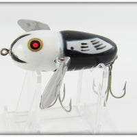 Heddon Black White Head Crazy Crawler