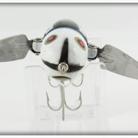 Heddon Black White Head Crazy Crawler