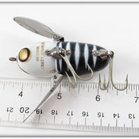 Heddon Black White Head Crazy Crawler