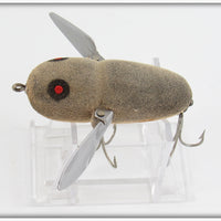 Heddon Grey Flocked Mouse Crazy Crawler