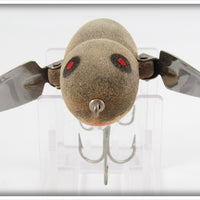 Heddon Grey Flocked Mouse Crazy Crawler