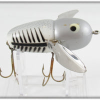 Vintage Heddon Silver Shore Crazy Crawler Lure 