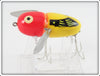 Heddon Yellow Red Head Crazy Crawler