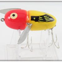 Heddon Yellow Red Head Crazy Crawler