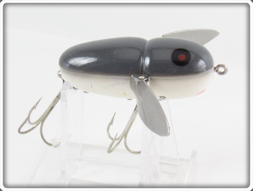 Vintage Heddon Grey Mouse Crazy Crawler Lure 