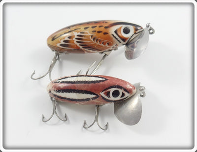 Arbogast Seein's Believin Jitterbug Pair: Sparrow & Chipmunk