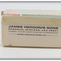 Heddon Nickel Fluorescent Red Shore Tadpolly In Box