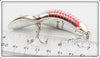 Heddon Nickel Fluorescent Red Shore Tadpolly In Box