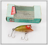 Vintage Heddon Perch Tiny Lucky 13 Lure In Box